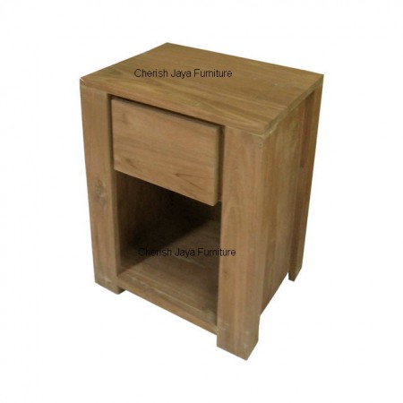 SJBS 001 Modern Bedside Table 1 Drawer H=65 x W=45 x D=35 cm